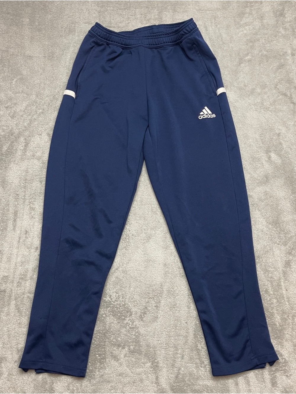Adidas Trio 19 Training Pants Jogger Men's Size Medium Blue White Track Soccer